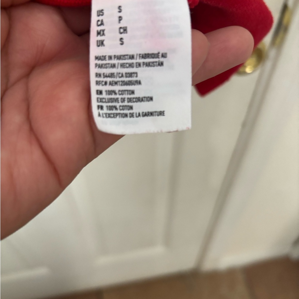 American Eagle Outfitters Vibrant Red Polo - Picture 4 of 4